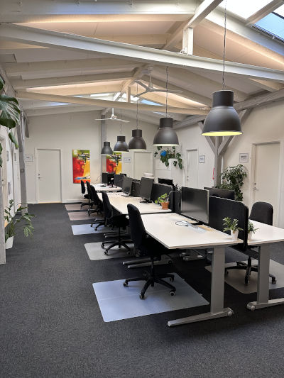 Flyverpladserne i BusinessHouse er fleksible pladser, tilpasset dine behov