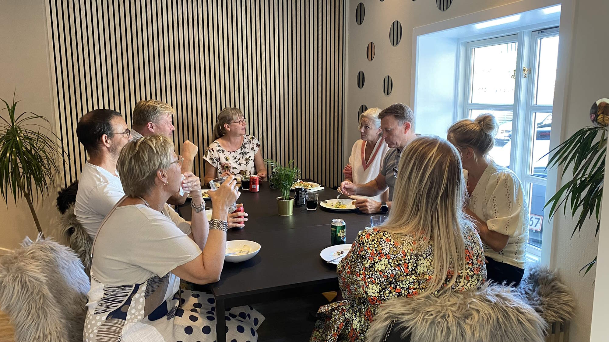 Til frokosten kan du møde andre ligesindede...