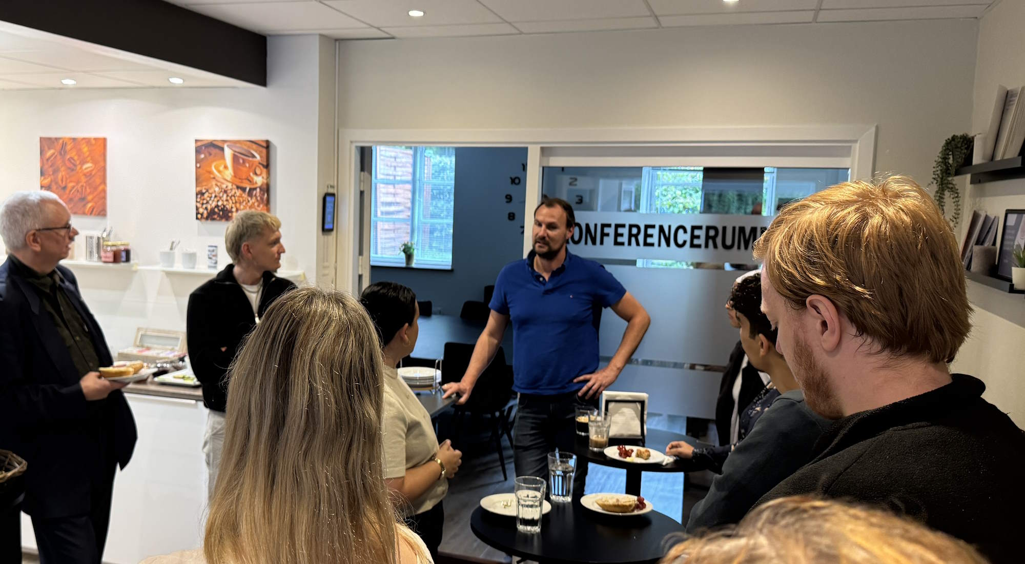 Introduktionsrunde til netværksmødet i BusinessHouse